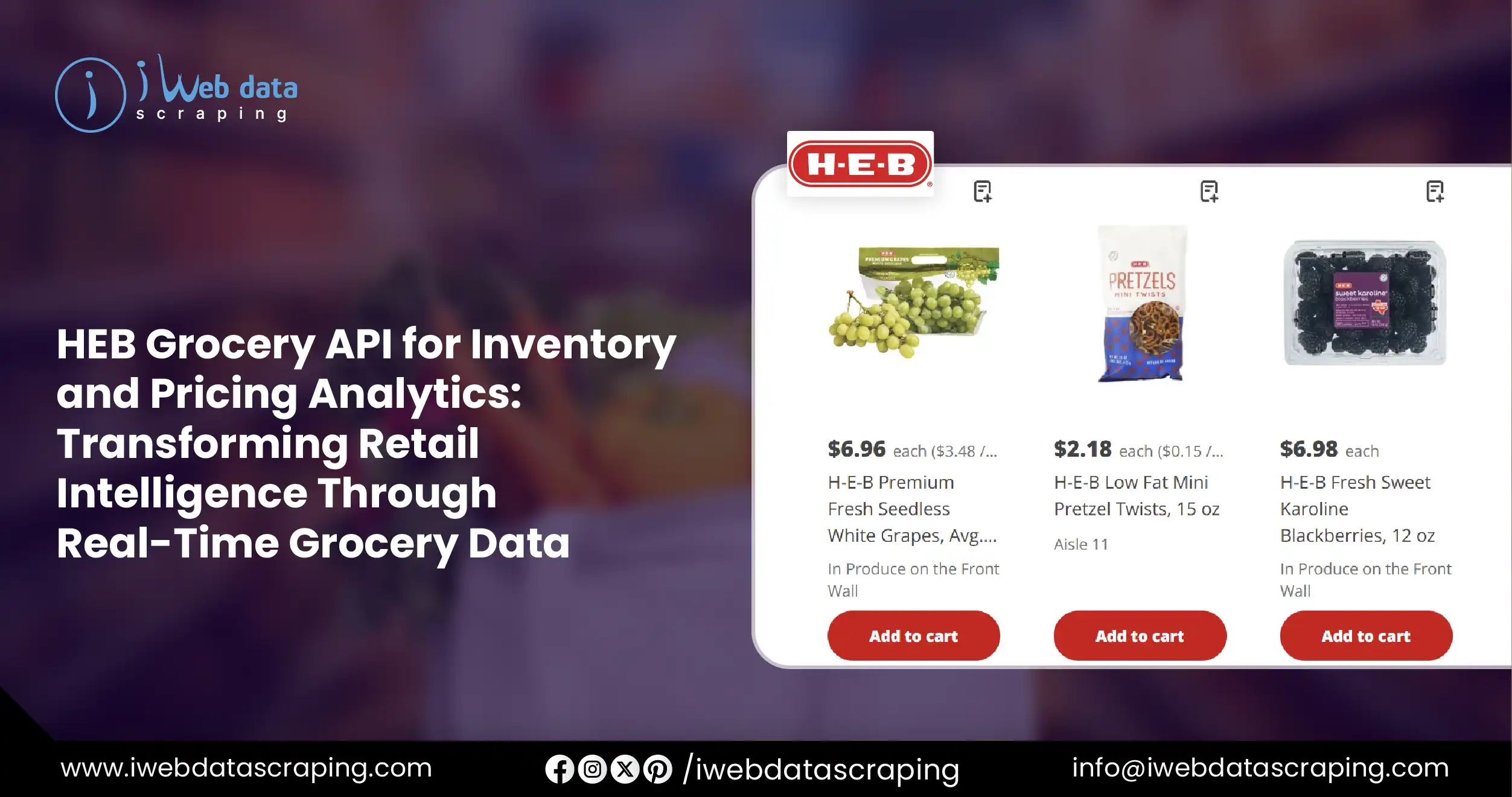 HEB Grocery API for Inventory and Pricing Analytics
